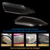 Headlight Clear Lens Cover Front Headlamp Plastic Shell For BMW E90/E91 2005-08 (1 Pair)
