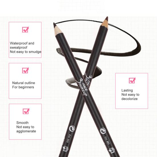 Yousheng Макияж Карандаш для бровей Нежная текстура Профессиональный портативный карандаш для подводки глаз для новичков
