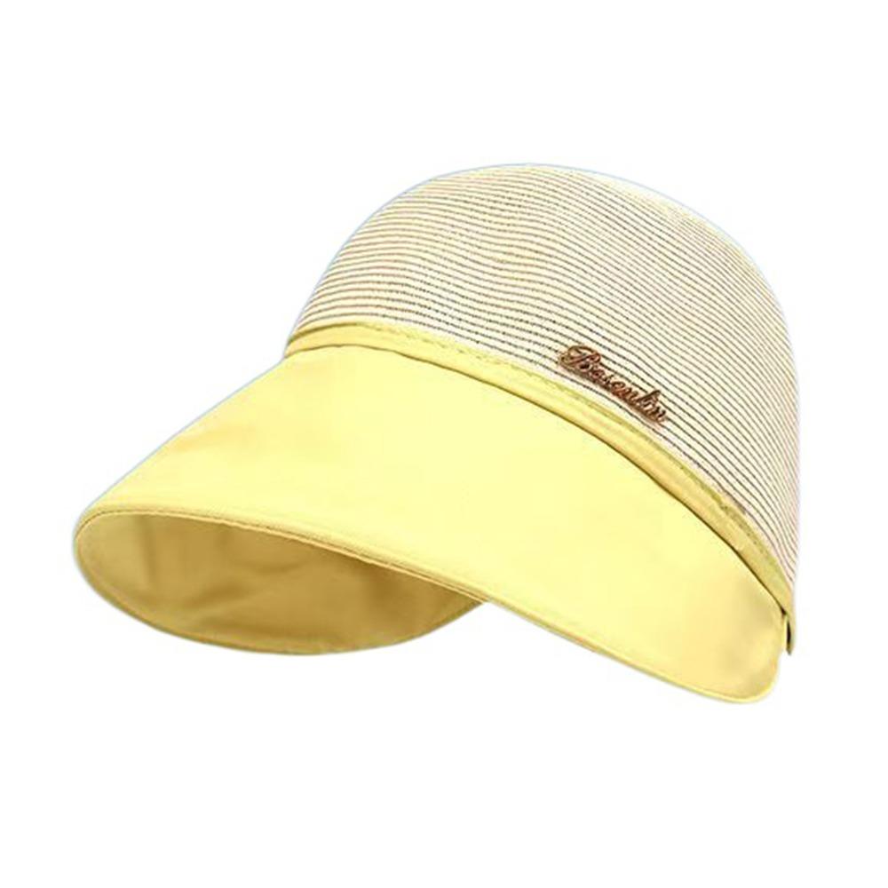 UV Protection Women's Straw Hat Wide Brim Fisherman Cap Fashion Bucket Sunhat  Camping