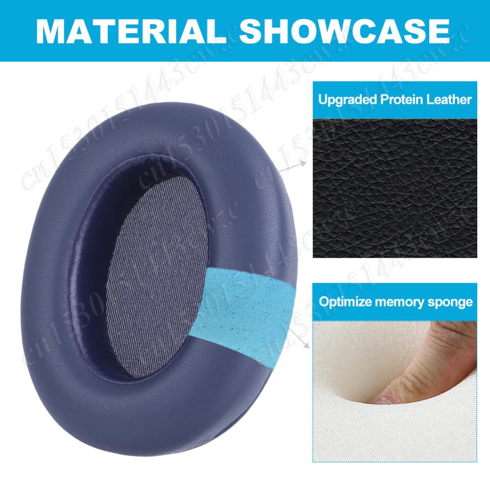 Сменные амбушюры, чехол-подушка, протеиновая кожа, амбушюры для наушников, амбушюры из пены с памятью, накладки для наушников, амбушюры для Sony WH-XB910N