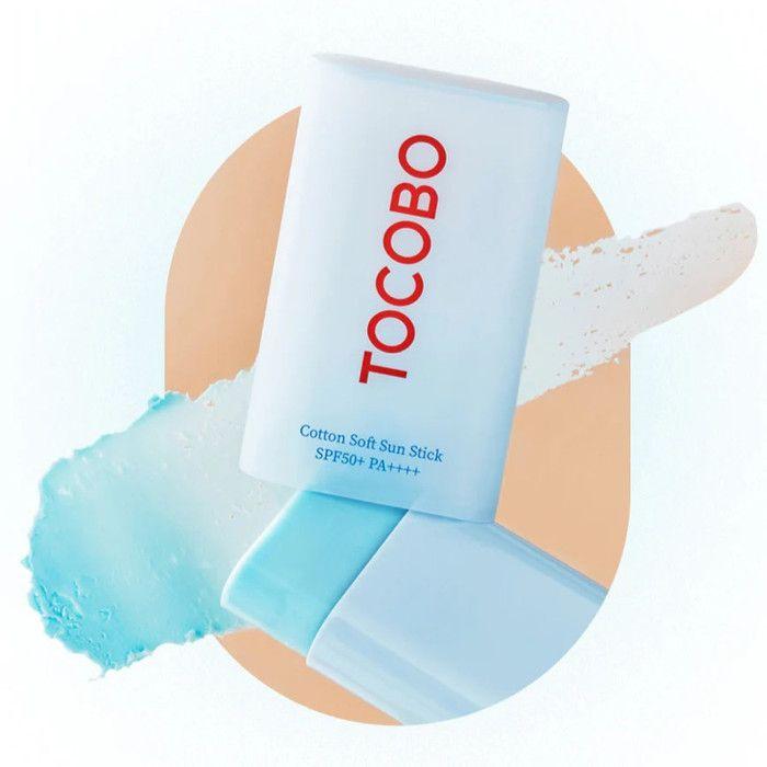 Bâton solaire - TOCOBO - Cotton Soft Sun Stick - SPF50 PA++++ - Vegan - 19g