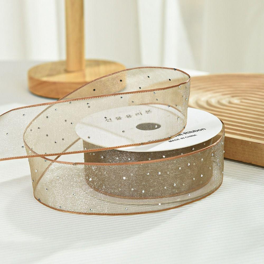 Упаковка подарка органза марля бант DIY упаковочная лента новая подарочная коробка обертка подарок