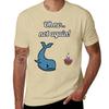 NOT AGAIN! Whale and Bowl of Petunias T-Shirt Short sleeve tee plus size clothes shirts graphic tees mens white t shirts