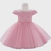 European & American Baby Girl Lace Mesh Princess Birthday Dress