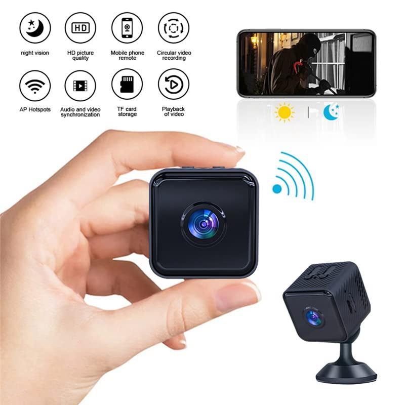 ABBY-1080P HD Мини Wi-Fi камера Умный дом Защита безопасности Видеорегистратор Ночное видение Профессиональное обнаружение движения Портативная