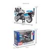 1/12 BMW R1250RT-P Полицейская имитация мотоцикла из сплава Модель амортизаторов Звук и свет Коллекция игрушечных машинок Подарок для детей