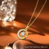 Moon Star Necklace Women Luxury Celestial Collarbone Chain Fashion Versatile Jewelry