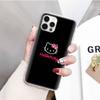 JZ23 Hello Kitty Прозрачный чехол для Samsung A04 A14 A23 M33 M53 Realme 10 9 C35 C55 VIVO Y02 X80 Infinix Hot 30 Note 11 Tecno Spark 8P Pro