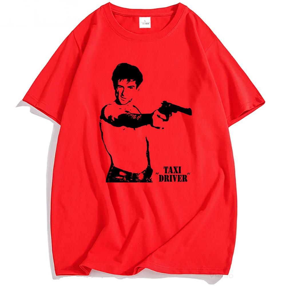 Taxi Driver T-Shirt Classic Movie Graphic Tee Robert De Niro Film Merch Cotton Short Sleeve Tshirts Men Women Unisex Tops