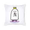 Halloween Cushion Cover Cartoon Black Cat Ghost Happy Pumpkin Printed Pillow Cover Home Decor Square 18x18 Inches Pillowcases