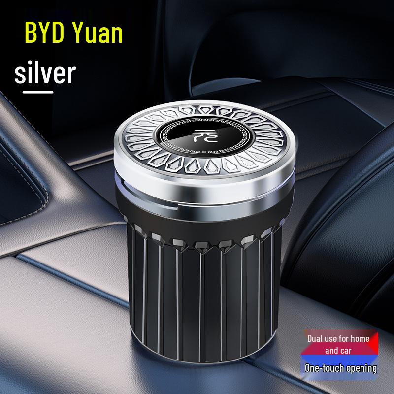 Многофункциональная световая пепельница для BYD Yuan Up, Yuan Plus, Yuan Pro, DMI Glory EV.