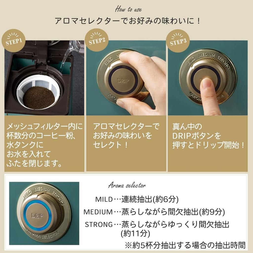 Кофеварка Bon Furniture Extract Coffee Retro Drip Coffee Maker 30 Minut Warm Stylish Slate Green