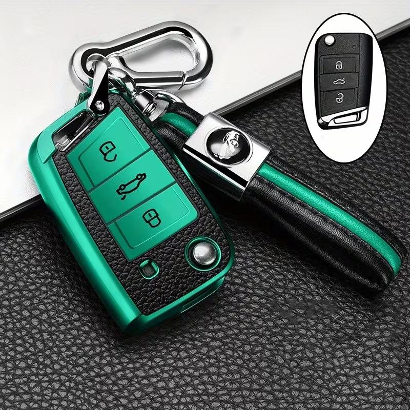 Volkswagen Key Cover for Sagitar, Bora, Polo, Tiguan, Magotan, Passat, Golf 7, Tayron, and Lavida Models