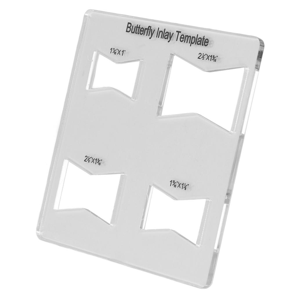 Шаблон для инкрустации бабочкой Акриловый шаблон для фрезера-бабочки для деревообработки Ремонт мебели Усиление