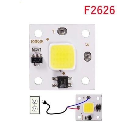2 шт. 220 В 10 Вт COB LED Чип Светодиодная Матрица для Прожектора Диодный Светодиодный Свет Прожектор Лампа Источник Света Smart IC DIY Интегрированный Источник Света