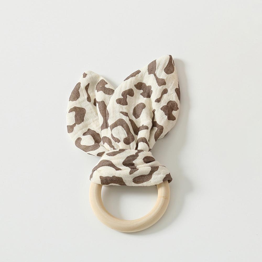 Мягкая детская деревянная игрушка для захвата рукой, натуральная деревянная игрушка для жевания и успокоения, прорезыватель для новорожденных, сон