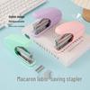 Medium-Size Effort-Saving Mini No. 10 Stapler, Macaron Color, Binds 20 Pages, Suitable for 24/6 Staples.