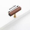 Walnut Wood Drawer Pulls Luxury Design Door Knobs High-End Cabinet Pulls  Closet