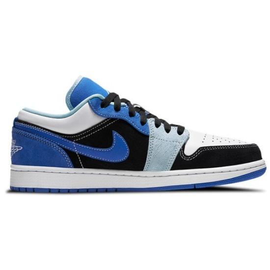 Jordan 1 Низкие Черные/Синие/Светло-голубые/Белые - DH0206-400