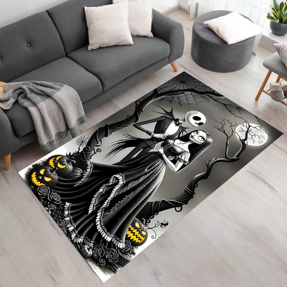 Jack Skellington Floor Mat Perfect for Decorate room Hallway Kitchen Entryway Antislip Carpet Decorate Offices Perfect Gift for Friends & Family