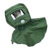 Sand Blasting Hood Cap Face Shield Vent Dustproof Windproof Canvas Shawl Cut Scratch Heat Resistant Neck Protector