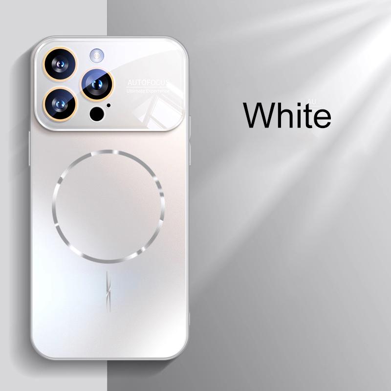 Матовый AG Нано Жесткий Чехол для Телефона Для iPhone 17 16 15 14 Pro Max Air Магнитный Для Magsafe Беспроводная Зарядка Coque