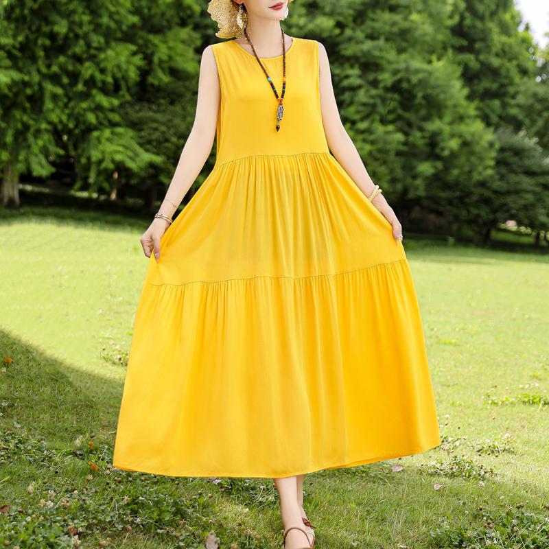 Элегантное женское платье без рукавов больших размеров с коротким рукавом и винтажным принтом, длинное платье, летняя повседневная женская одежда среднего возраста