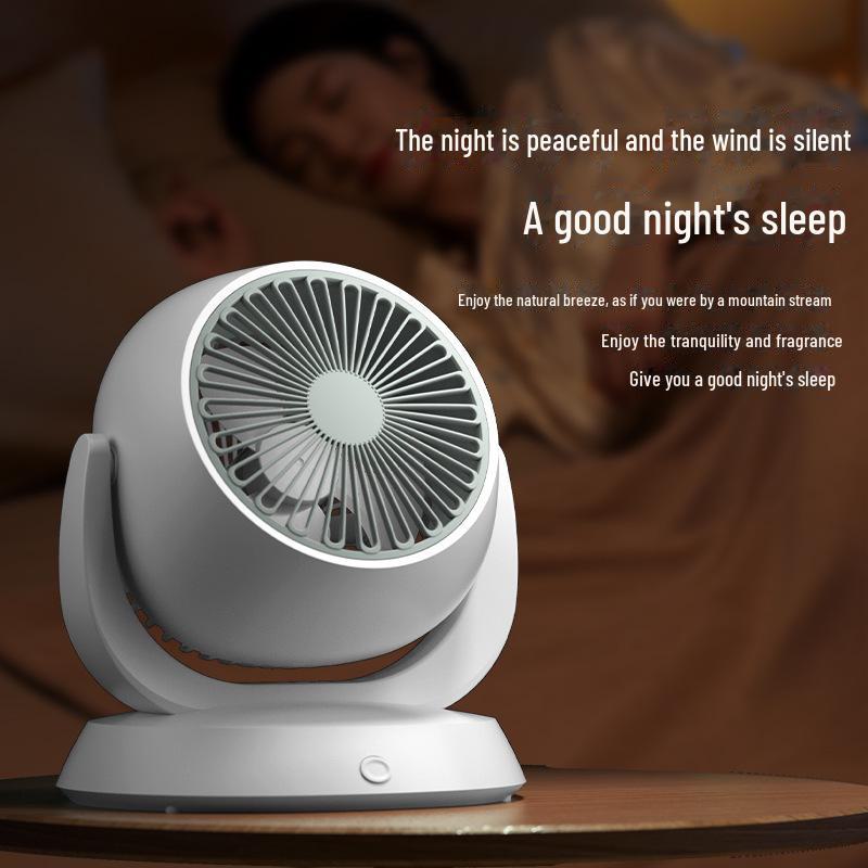 USB Electric Desktop Fan: Home, Office, Dorm, Strong Wind, Summer Circulation.