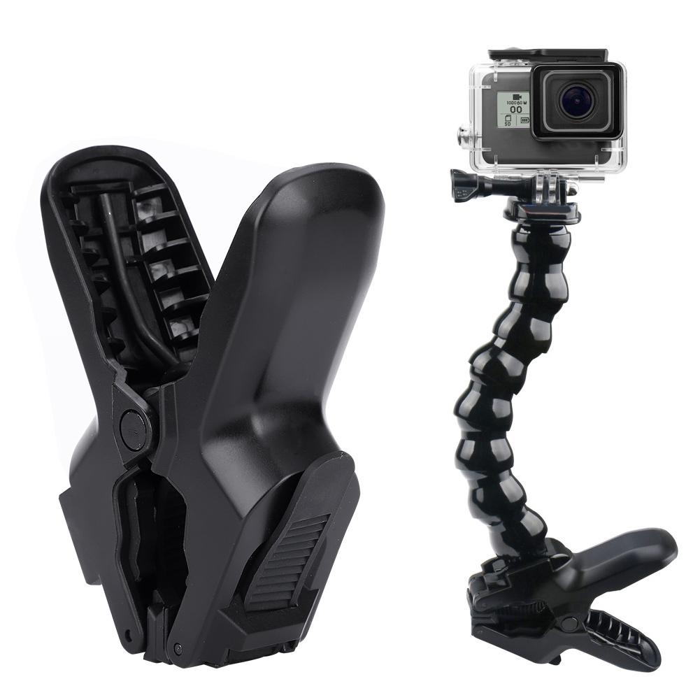 Multifunctional U Clip Strong Clip Jaws Flex Clamp Arm Mount for Gopro Action Camera