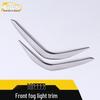 Wolando Front Fog Light Trim: Stainless Steel Bumper Guard for 18 Models