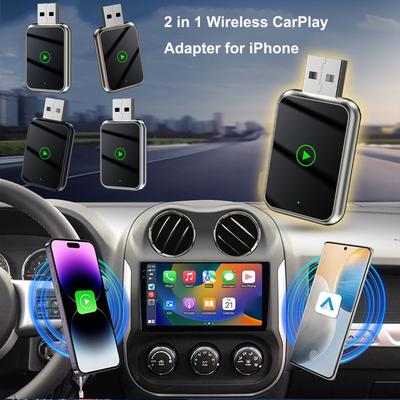 Беспроводной адаптер 2 в 1, Легко обновите проводной беспроводной адаптер, Быстрое стабильное подключение Plug & No Delay