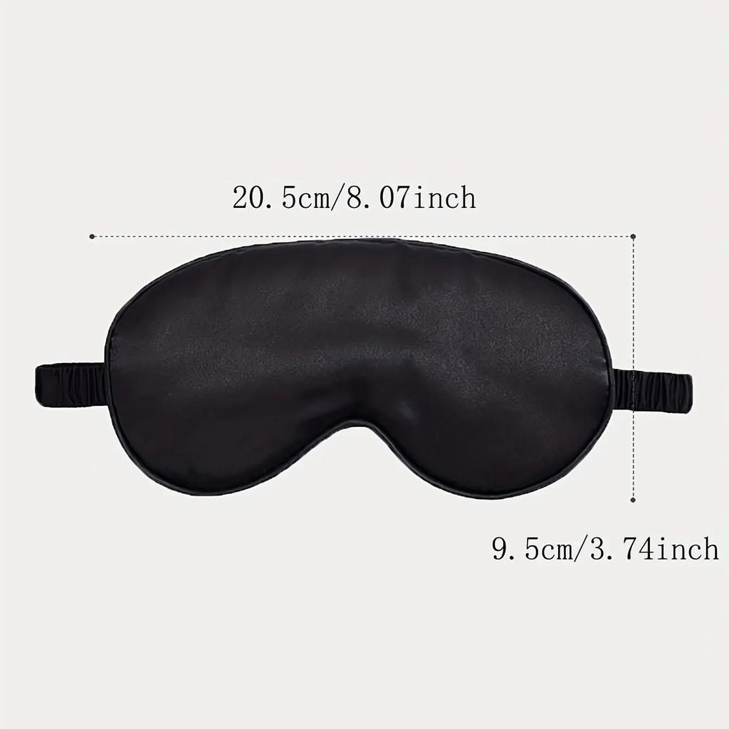 Imitated Silk Eye Patch Shading Sleep Eye Mask Eyepatch Travel Relax Cover Eyeshade Health Sleeping Shield Eye Care Tool