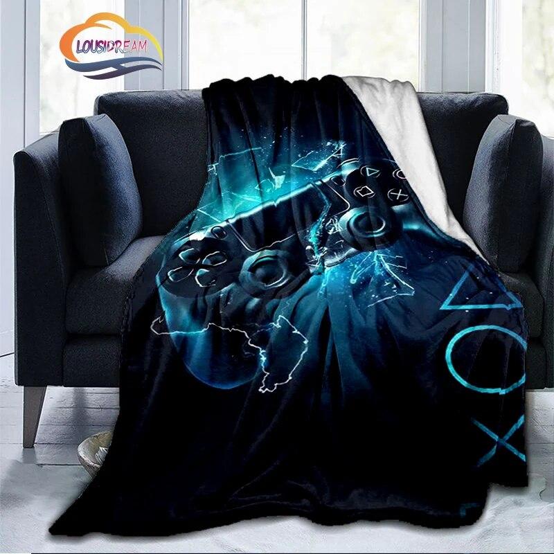 Игровое одеяло, игра, ручка видеоконтроллера закончена и начинается «Четыре сезона универсальных»