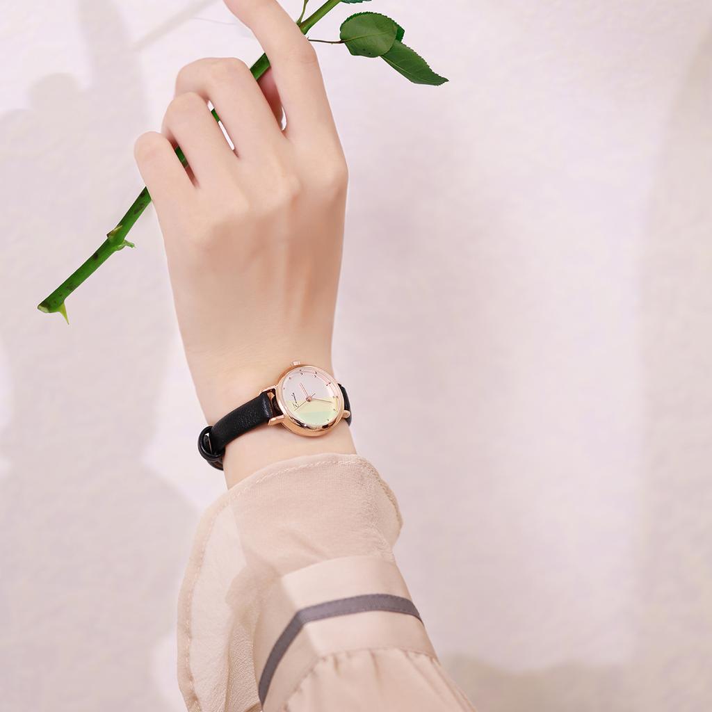 Female Student's Watch Retro Simple Literary and Artistic Compact Small Dial Waterproof Temperament Quartz Watch Ladies Watch