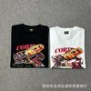 24 Cross-border European and American tide brand Corteiz Alcatraz Flying Car Short Sleeve T-Shirt Men's and Women's Loose Casual Short Sleeve Summer
