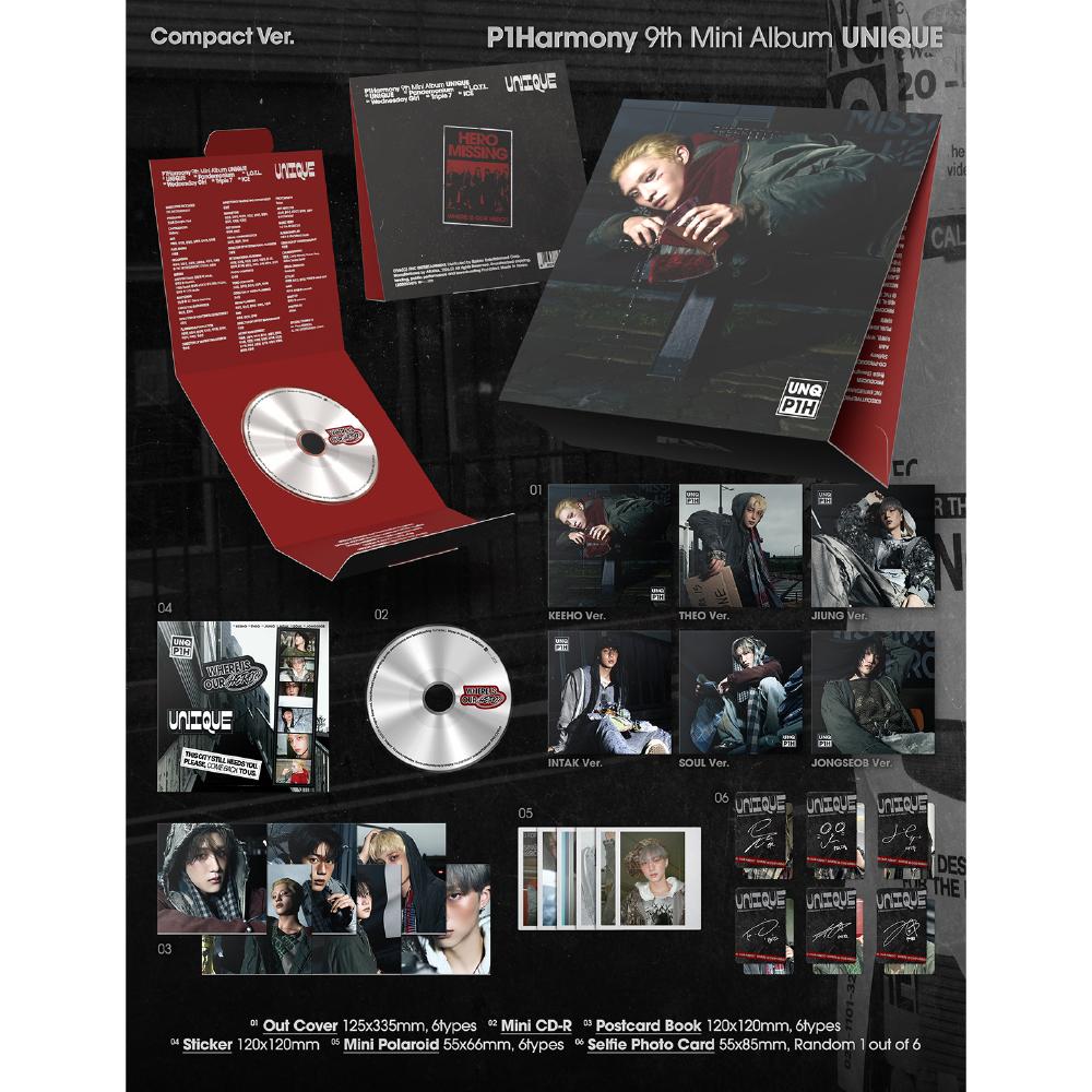 Предзаказ P1HARMONY 9-й мини-альбом UNIQUE Compact ver. И МАГАЗИН ПОБ