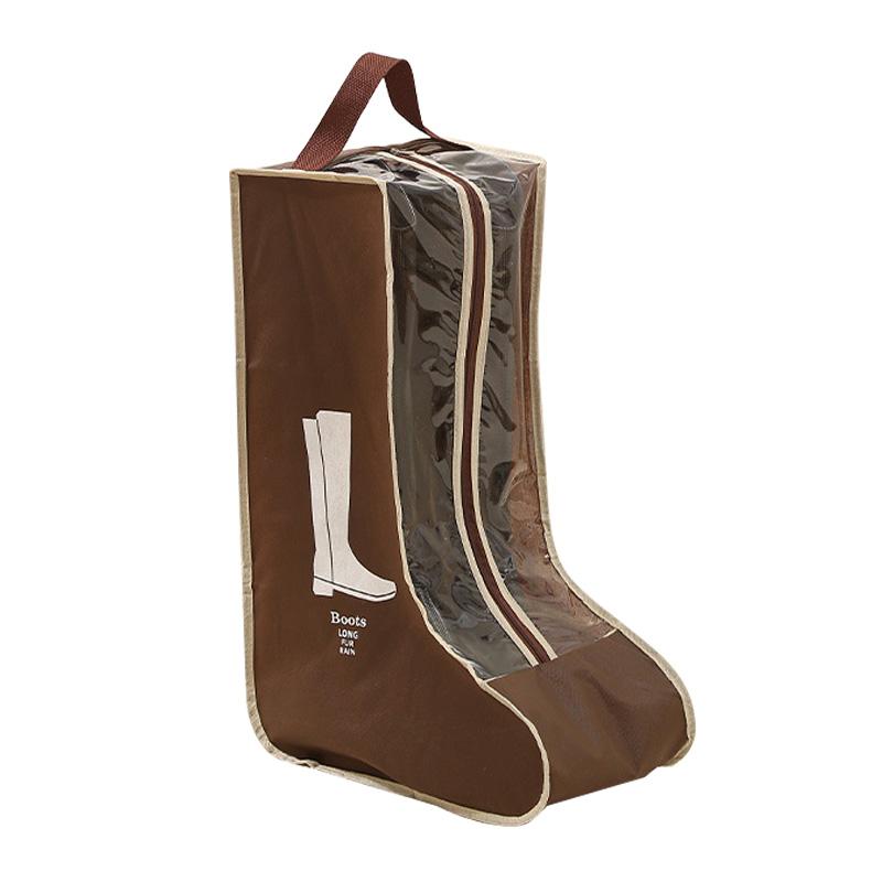 1Pc Dustproof Pocket Short Boots Household Shoes Storage Bag Moistureproof Container Transparent