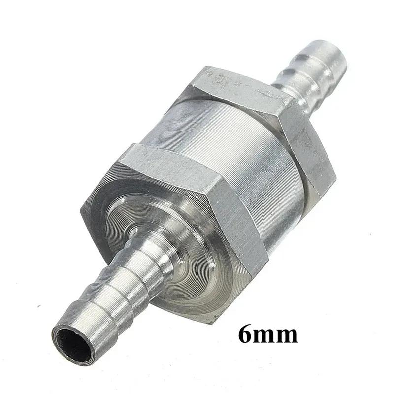 One Way 6/8/10/12/14/16mm 6 Size Valves Aluminium Alloy Fuel Non Return Check Valve One Way Fit Carburettor Wholesale Price