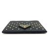 Used PRADA Prada Card Case Soft Grained 1MC025 Studded Leather