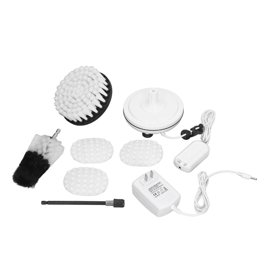 Электрическая щетка для чистки обуви, мощная, глубокая очистка, универсальный набор дисковых конических щеток для чистки обуви