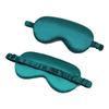 AUGEN Mulberry Silk Eye Mask, Super Smooth Sleep Mask And Blind Fold (5, Green, Pack of 1)