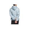 adidas Оригинальная однотонная солнцезащитная спортивная куртка с капюшоном из трилистника, мужская верхняя одежда, светло-серая HM8045
