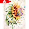 Diamond Painting Full Round Arrival Sunflower Diamond Mosaic Plant Rhinestones Pictures Diamond Art