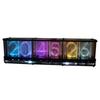 Имитация полноцветного RGB светящегося трубчатого clock LED музыкального спектра DIY наборы Декорация Подарок Ночник Освещение атмосферы