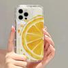Fruit Lemon Clear Case For iPhone 16 Case iPhone 13 11 12 14 15 16 Pro Max 7 8 Plus X XR XS Max SE Shockproof Phone Cover