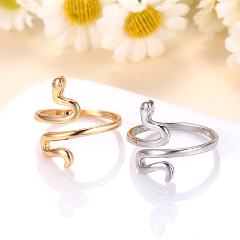 1 шт. ретро кольца змея для женщин нержавеющая сталь золотого цвета палец кольцо винтажные готические женские эстетические ювелирные кольца женщина