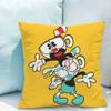 Чехол на подушку для стула C-cuphead Осенний декор Декоративные подушки для дивана Наволочки x Наволочка Подушка Обнимашки Чехлы
