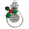 Christmas Tree Alloy Hanging Decoration Girl Love Heart Snowman Reindeer Shape Hanging Ornament Friends