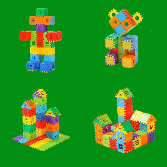 1 комплект строительных игрушек, креативные детские строительные блоки, игрушки, гигантские вафельные блоки, обучающие игрушки для детей