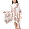 Women Shawl Cashew Print Beads Ladies Loose-fitting Sexy Cover Up for Vacation
